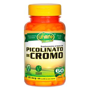 Picolinato de Cromo 60 Cápsulas - Unilife