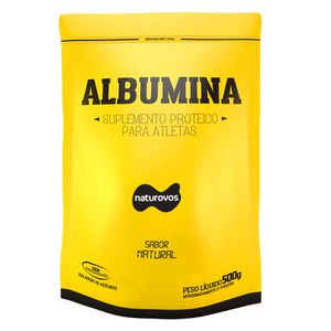 Albumina Sabor Natural 500g - Naturovos