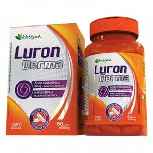 Luron Derma (400mg) Ácido Hialurônico 60 Cápsulas - Katiguá