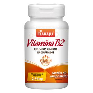 Vitamina B2 (2,74mg) 60 Comprimido - Tiarajú