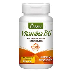 Vitamina B6 (98,6mg) 60 Comprimidos - Tiarajú