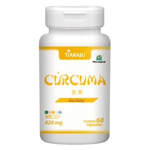 Cúrcuma (420mg) 60 Cápsulas - Tiarajú