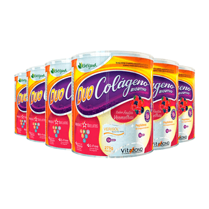 Kit 6x Duo Colágeno Verisol Frutas Vermelha 275g - Katiguá
