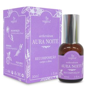 Spray Aura Noite - Recomposição Corpo e Alma 30ml - Vegana Wnf