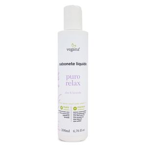 Sabonete Líquido Puro Relax (Aloe & Lavanda) 200ml - Vegana Wnf
