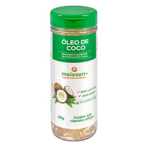 Aceite de Coco (1000mg) 120 Cápsulas - Meissen