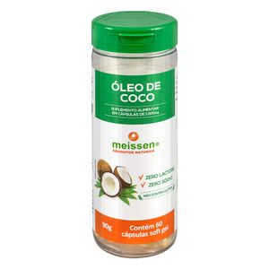 Aceite de Coco (1000mg) 60 Cápsulas - Meissen