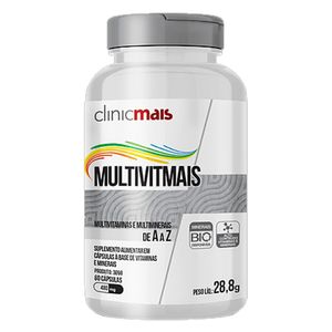 Multivitmais - Multivitaminas y Minerales de la A a la Z (480mg) 60 Cápsulas - Té Más