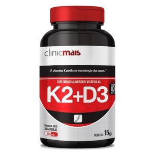 Vitamina K2 + D3 30 Cápsulas - Té Más