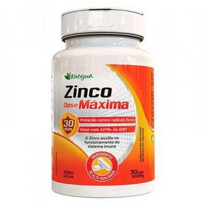 Zinc Dosis Máxima (500mg) 30 Cápsulas - Katiguá