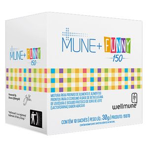 Solúvel Mune + Funny Sabor Abacaxi 10 Sachês 30g - Chá Mais