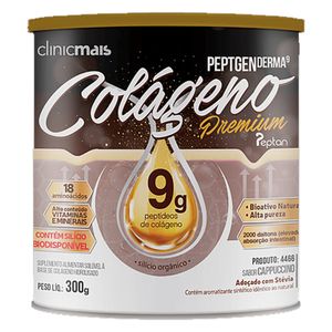 Colágeno 9g Premium Sabor Cappuccino 300g - Chá Mais