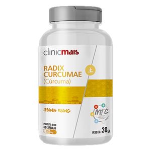 Cúrcuma - Radix Curcumae (500mg) 60 Cápsulas - Chá Mais