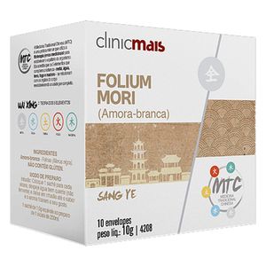 Chá Amora Branca - Chá Folium Mori 10 Sachês - Chá Mais