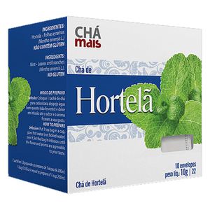 Chá Hortelã 10 Sachês - Chá Mais