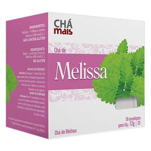 Chá Melissa 10 Sachês - Chá Mais