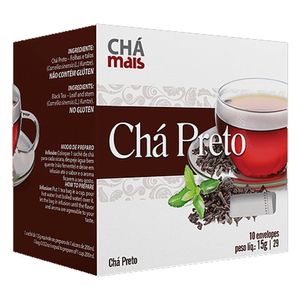 Chá Preto 10 Sachês - Chá Mais