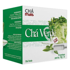 Chá Verde 10 Sachês - Chá Mais
