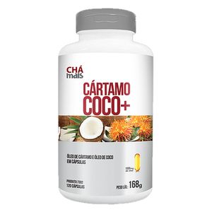 Cártamo + Coco (1000mg) 120 Cápsulas - Té Más