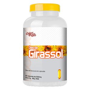 Óleo de Girassol (1000mg) 60 Cápsulas - Chá Mais