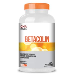 Betacolina - Supl. de Vita A Betacaroteno Colina y Biotina (500mg) 120 Cápsulas - Té Más