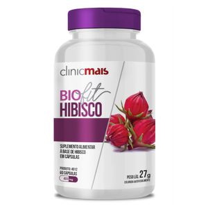 Biofit - Hibisco (450mg) 60 Cápsulas - Chá Mais.