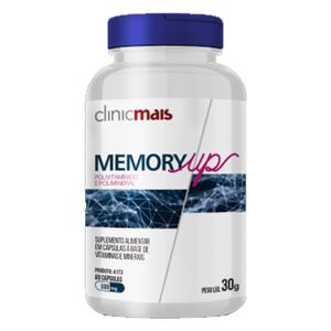 Memory up - Polivitamínico e Polimineral (500mg) 60 Cápsulas - Chá Mais
