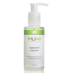 Sabonete Líquido Imuno Melaleuca, Eucalipto + 5 Óleos Essenciais 120ml - WNF