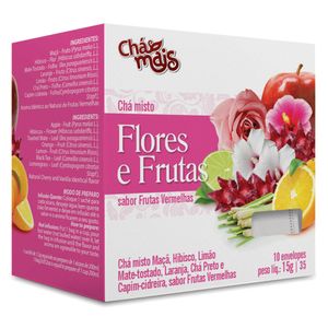 Té Flores y Frutas sabor Cereza y Frambuesa 10 Sobres - Té Más