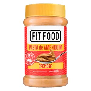 Pasta cremosa de cacahuetes enteros 450g - Fit Food