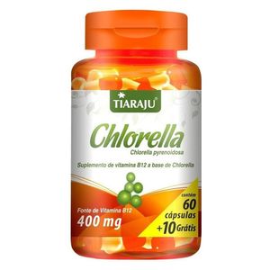 Chlorella (400mg) 60 + 10 Cápsulas - Tiarajú