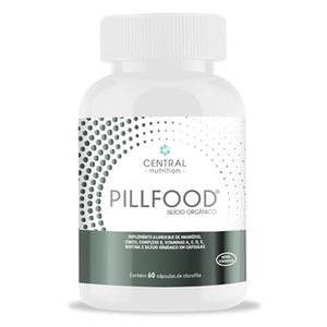 Pill Food (Silício Orgânico, Vitaminas e Minerais)  60 Softcaps - Central Nutrition