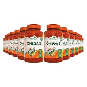 Kit 12x Ômega 3 (1000mg) 120 Cápsulas - Katiguá