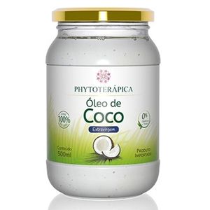 Óleo de Coco Extravirgem (Orgânico) 500ml - Phytoterápica