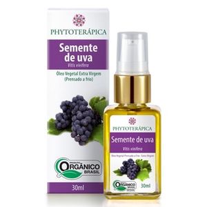Óleo Vegetal Semente de Uva (Orgânico) 30ml - Phytoterápica