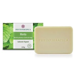 Sabonete Vegetal Menta e Germe de Trigo 100ml - Phytoterápica
