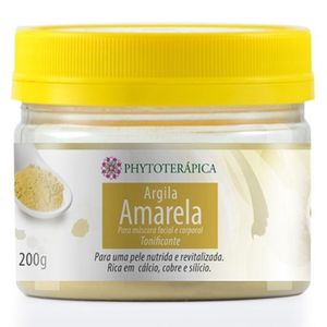 Argila Amarela (Tonificante) 200g - Phytoterápica