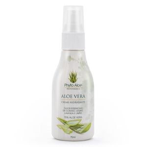 Creme Hidratante Aloe Vera (Óleos Essenciais de Olíbano, Cedro, Lavanda e Limão) 70 ml - Phytoterápica