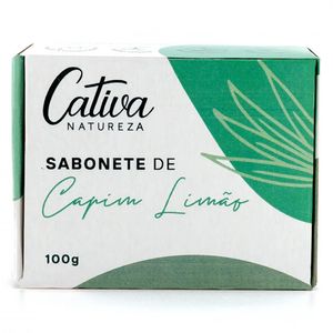 Sabonete Sólido de Capim Limão (Óleo Essencial de Capim Limão) 100g - Cativa Natureza