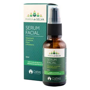 Sérum Facial Maria da Selva (Artemísia, Oliva e Mulateiro) 30ml - Cativa Natureza