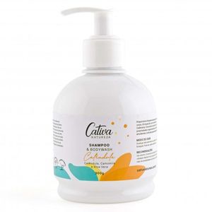 Shampoo e Bodywash Calêndula (Calêndula, Camomila e Aloe Vera) 300g - Cativa Natureza