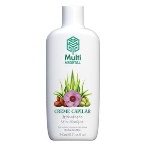 Creme Capilar Hidratação Sem Enxágue (Oliva e Argan) 240ml - Multi Vegetal