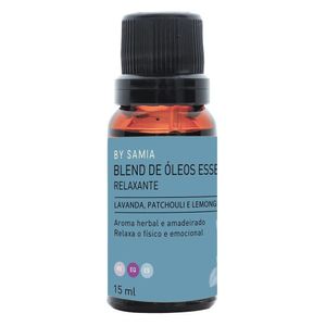 Blend de Óleos Essenciais Relaxante (Lavanda, Patchouli  e Lemongrass) 15ml - By Samia