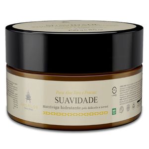 Manteiga Corporal Hidratante (Suavidade) Aloe Vera e Pracaxi 250ml - Aho Aloe