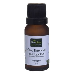 Óleo Essencial de Copaíba (Copaífera Officinalis Resin) 15ml - LiveAloe