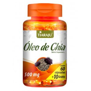 Óleo de Chia (500mg) 60 + 10 Cápsulas - Tiarajú