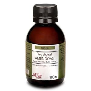 ÓLEO VEGETAL DE AMÊNDOAS 100ML - ARTE DOS AROMAS