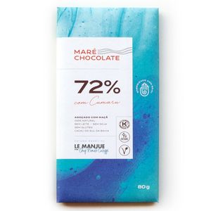 Barra de Chocolate 72% Cacau com Cumaru 80g - Maré Chocolate
