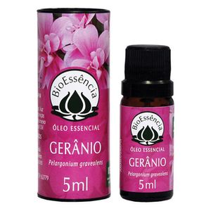 Óleo Essencial Gerânio (Pelargonium Graveolens) 5ml - Bio Essência