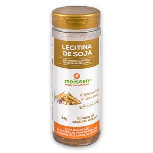 Lecitina de Soja (500mg) 60 Cápsulas - Meissen